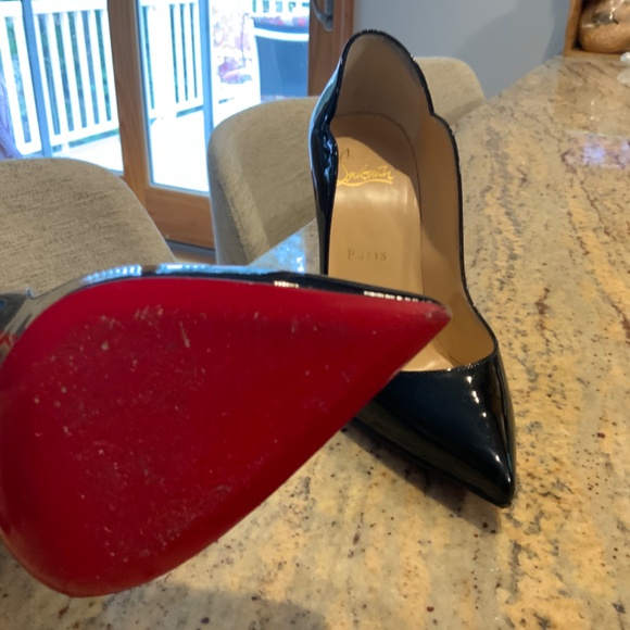 Christian louboutin louboutin Hot Chick 100 patente red sole - Picture 6 of 6